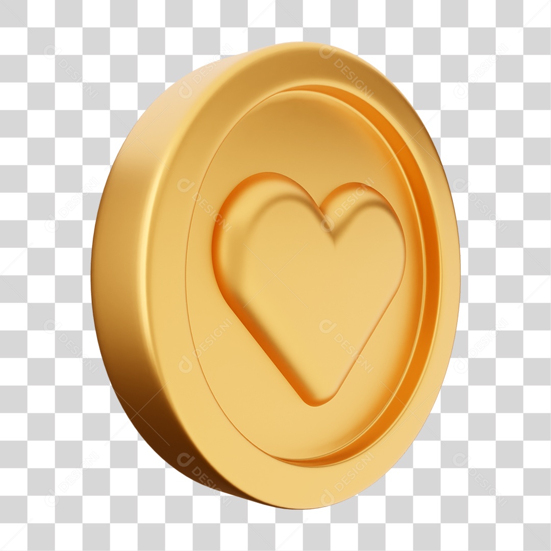 Elemento 3D Moeda Dólar Dinheiro PNG Transparente