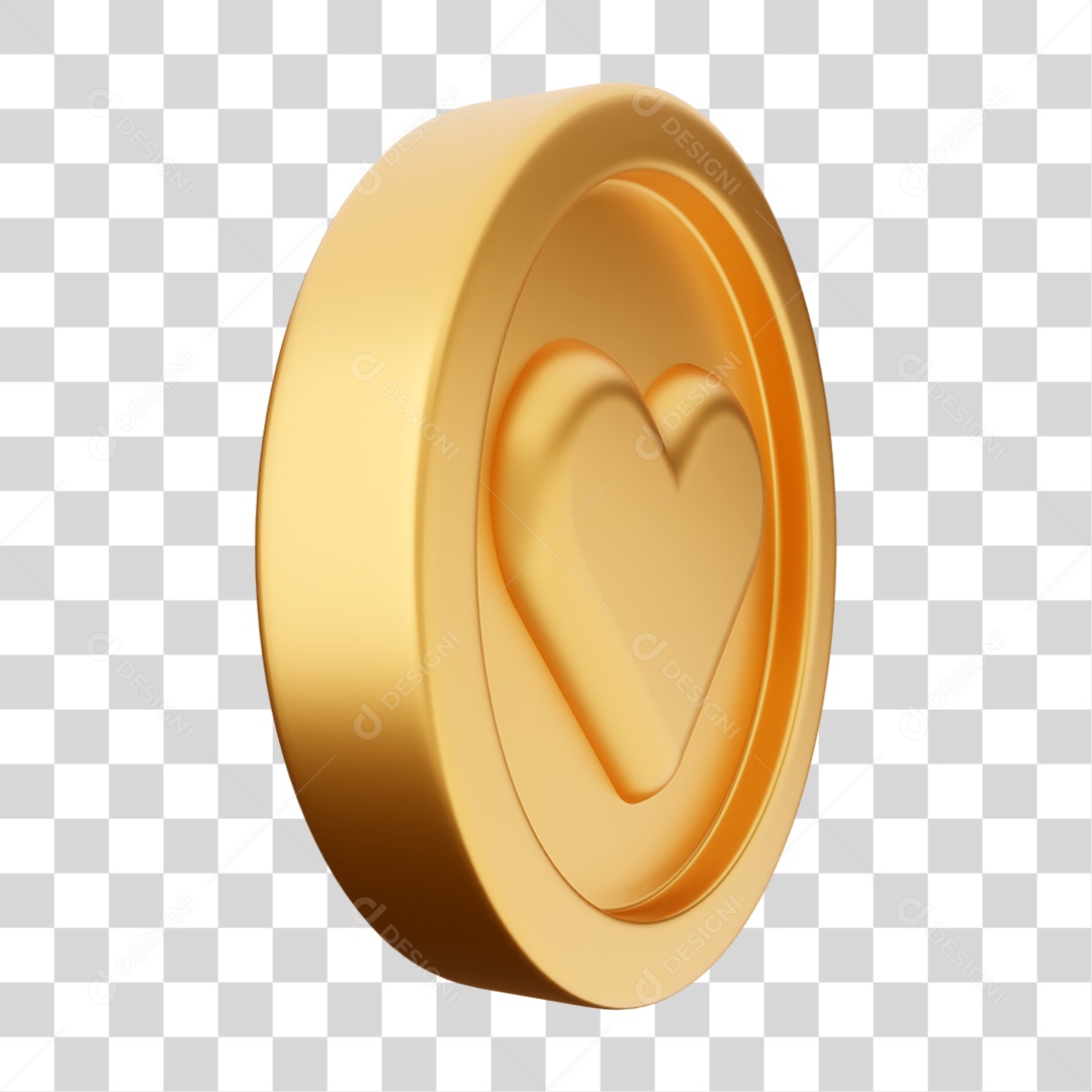 Elemento 3D Moeda Dólar Dinheiro PNG Transparente