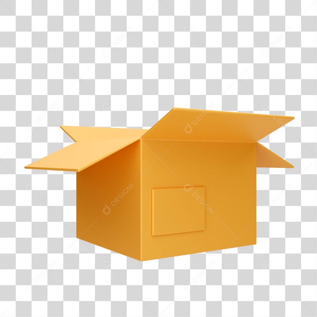 Caixa de Papelão PNG Transparente