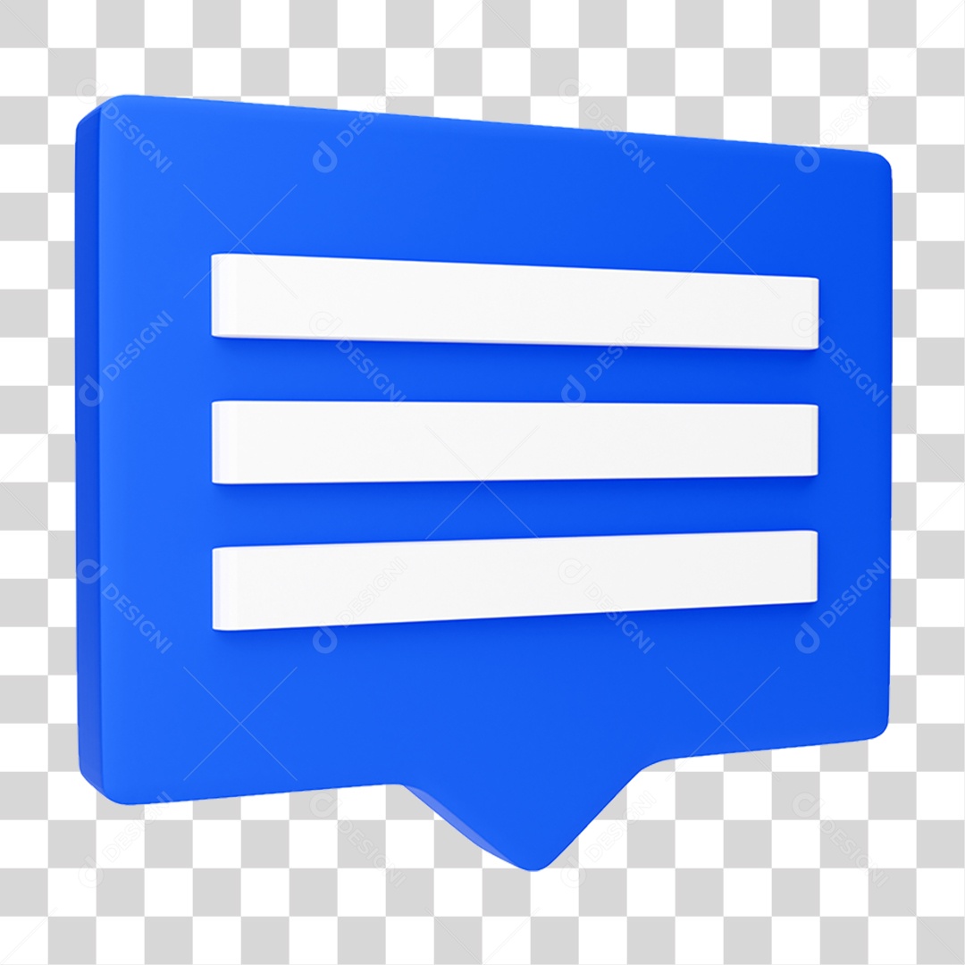 Caixa de Bate Papo PNG Transparente