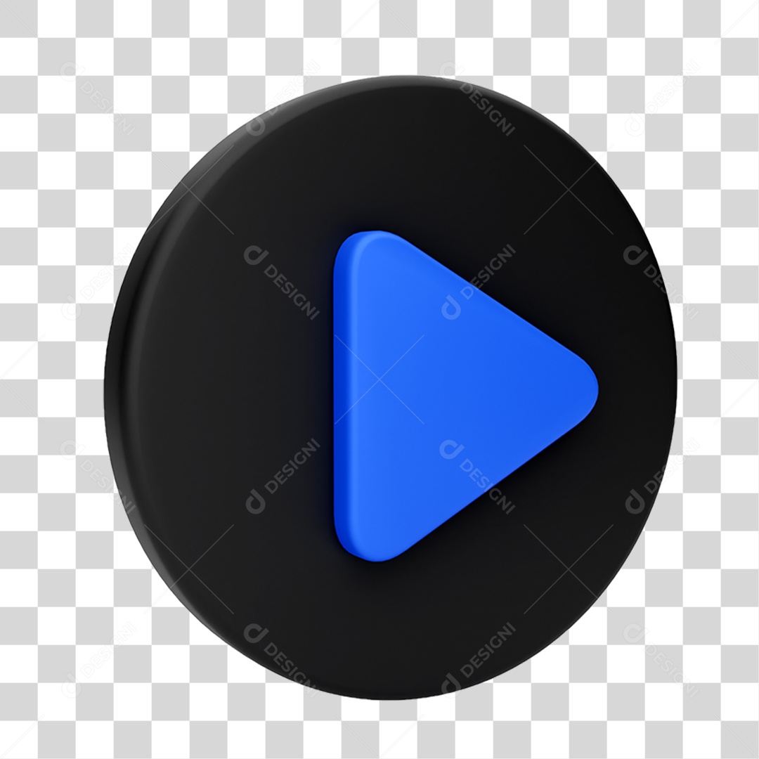 Placa Play PNG Transparente