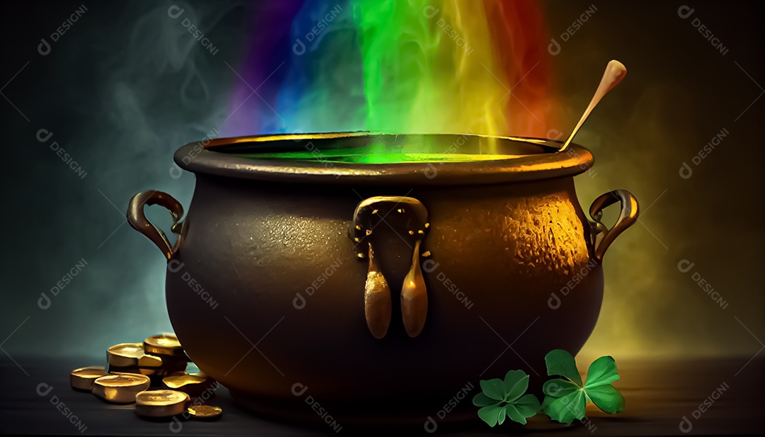 Pote de ouro Dia de São Patrício, um dia de orgulho para a Irlanda