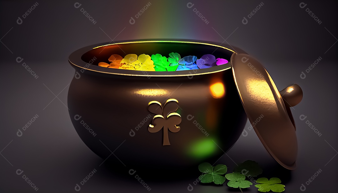 Pote de ouro Dia de São Patrício, um dia de orgulho para a Irlanda