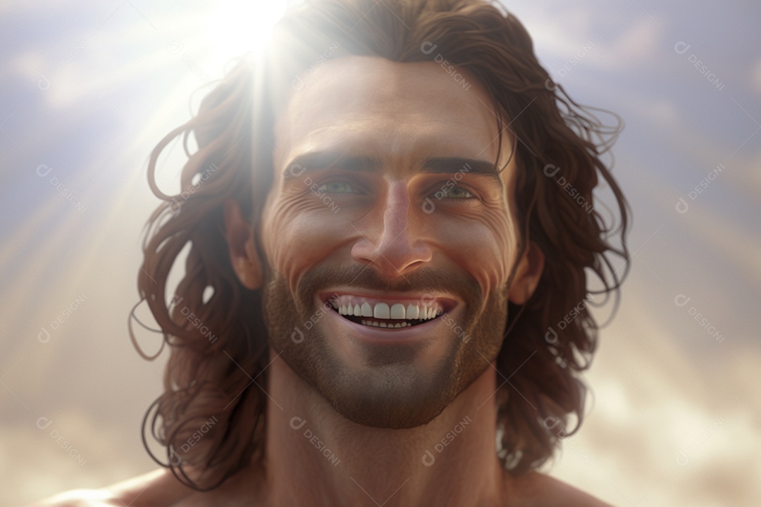 Homem jovem sorrindo