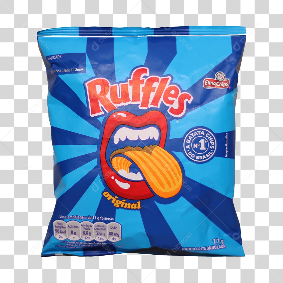 Batata Ruffles PNG Transparente