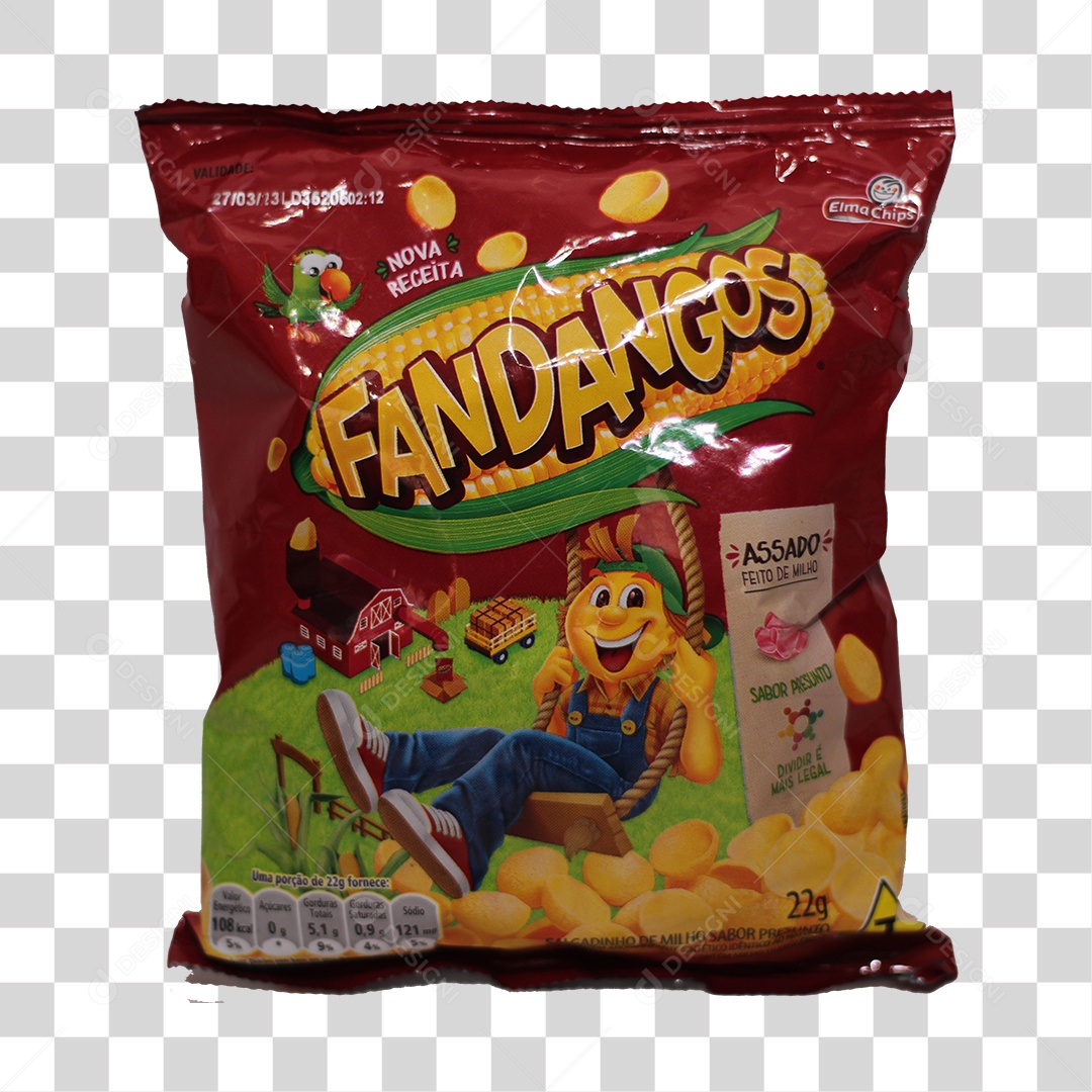 Salgadinho Fandangos PNG Transparente