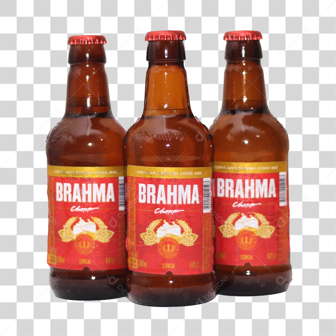 Cerveja Brahma Cracudinha PNG Transparente