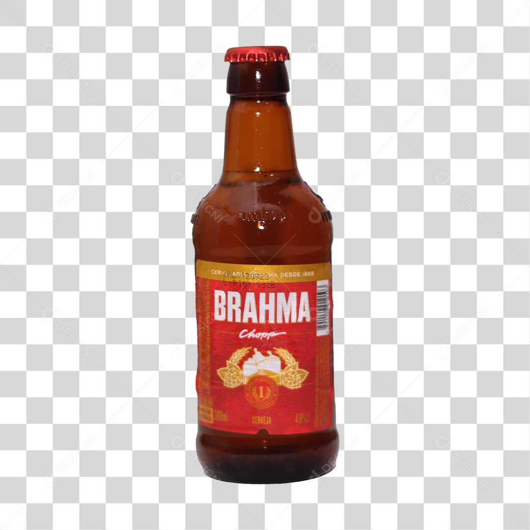 Cerveja Cracudinha Brahma PNG Transparente