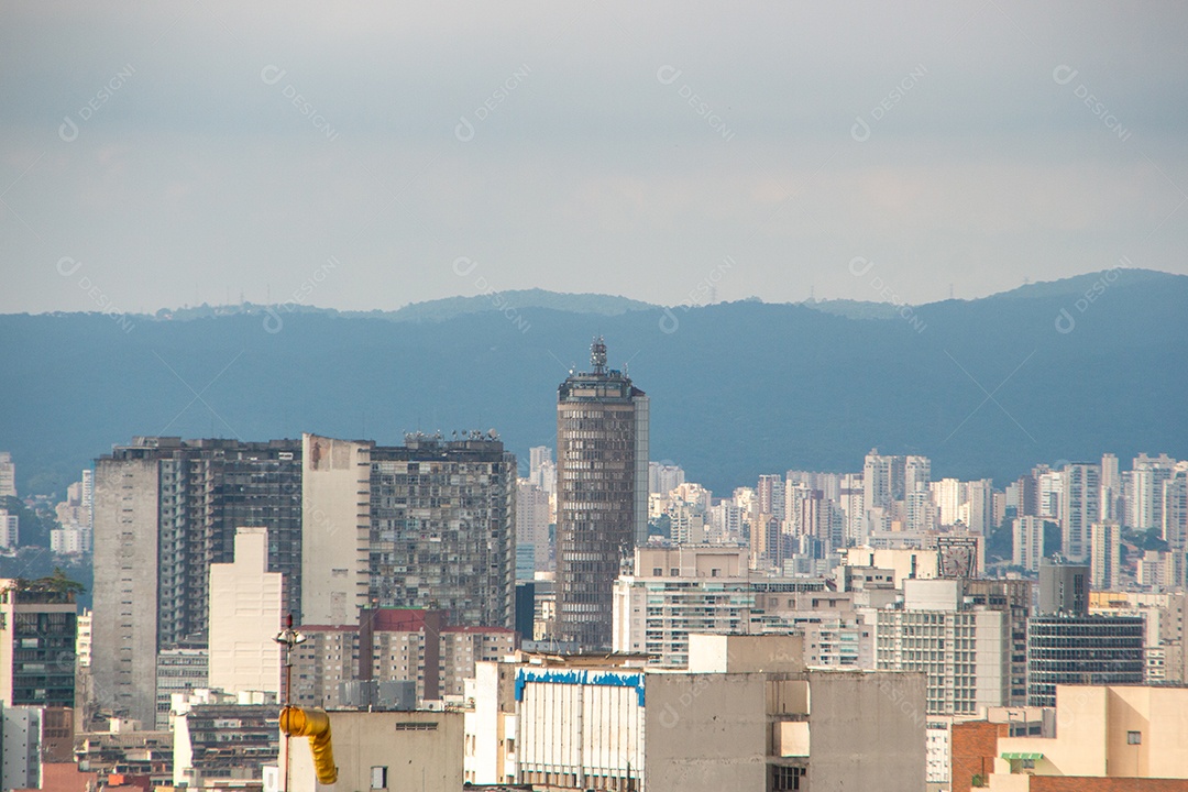 Edifícios no centro de São Paulo.