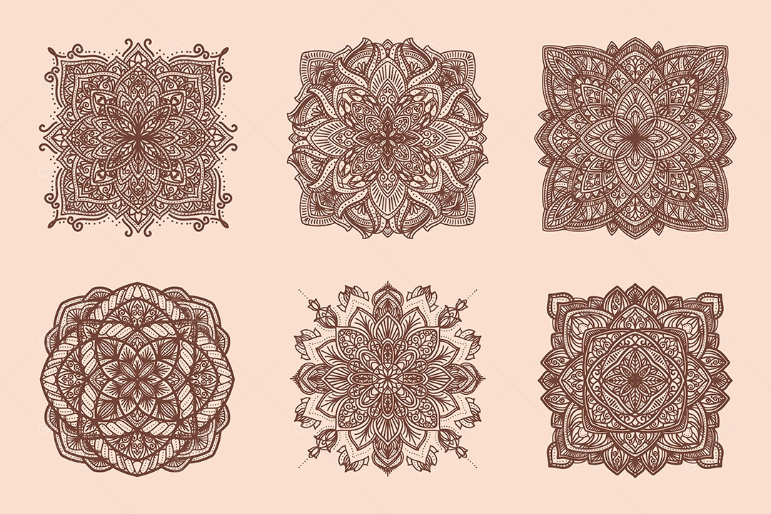 Ilustração Vetorial Mandala EPS