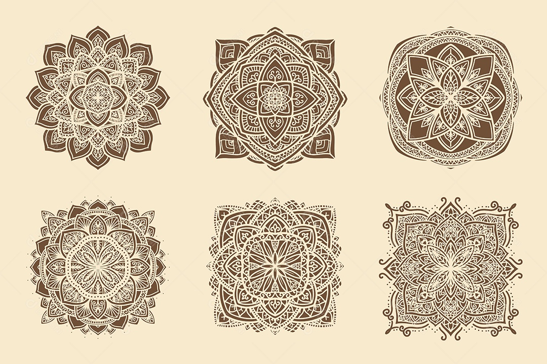 Ilustração Vetorial Mandala EPS