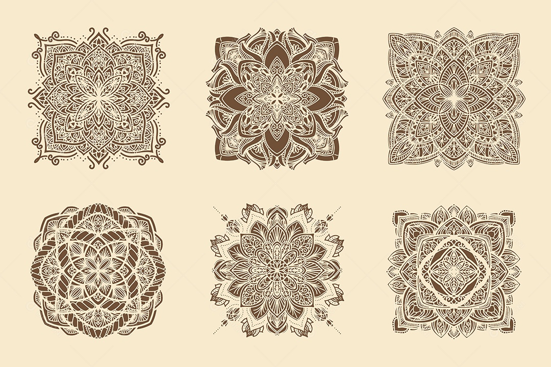 Ilustração Vetorial Mandala EPS