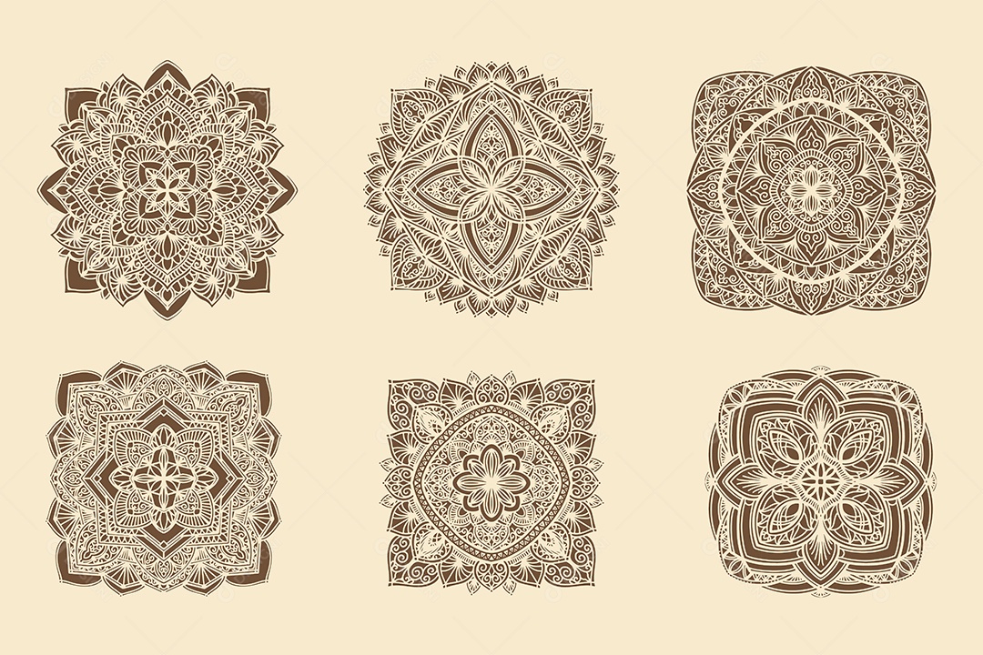 Ilustração Vetorial Mandala EPS
