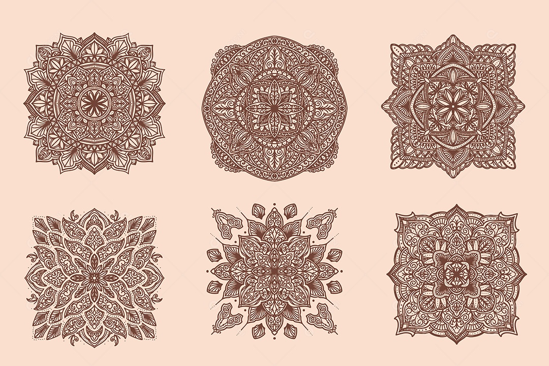 Ilustração Vetorial Mandala EPS