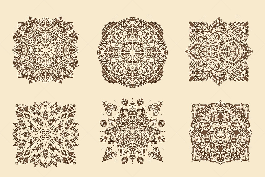 Ilustração Vetorial Mandala EPS