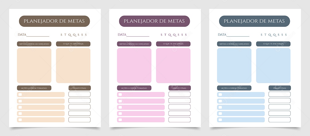Modelo de Planejador de Metas