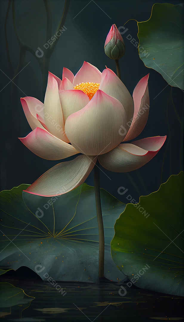 Lindas flores sobre fundo isolado