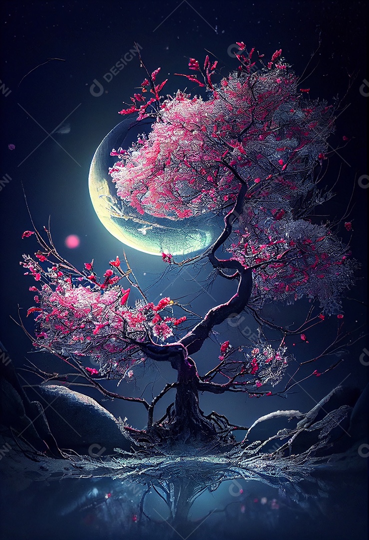 Lindas flores sobre fundo isolado