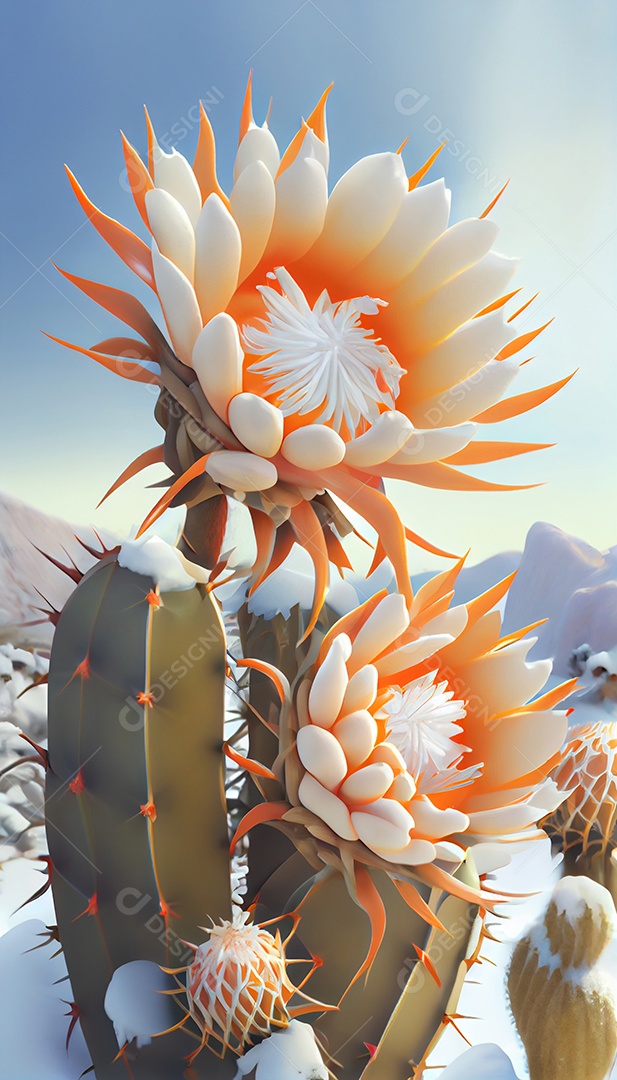 Lindas flores sobre fundo isolado