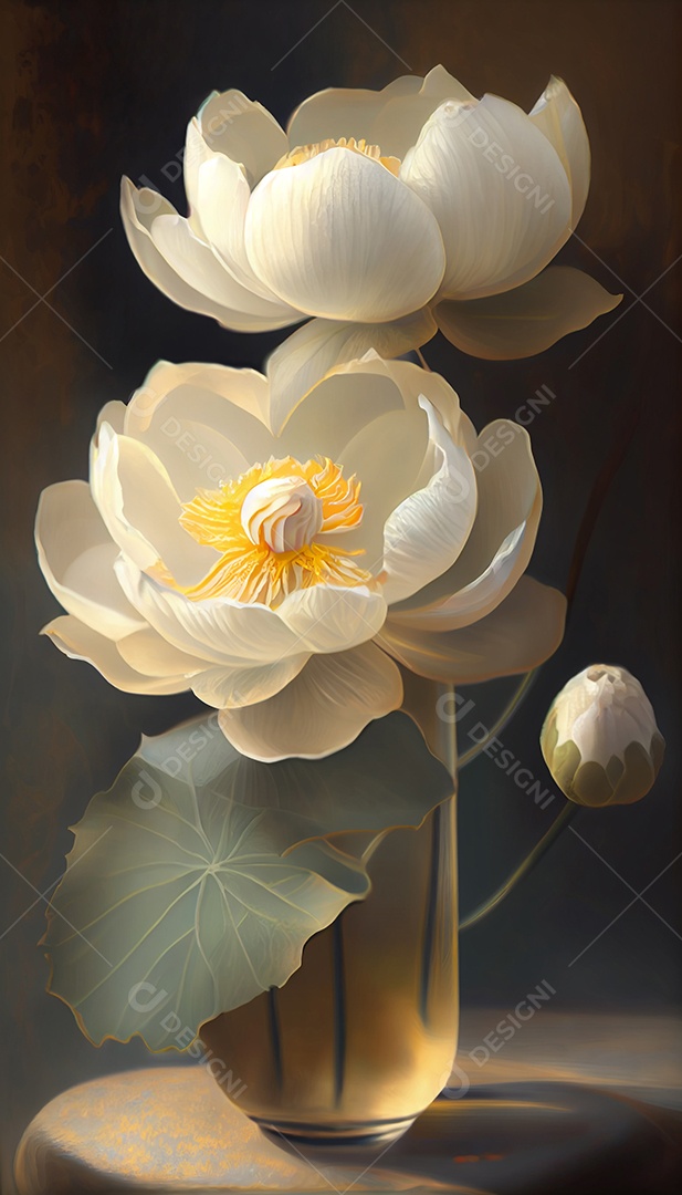 Lindas flores sobre fundo isolado