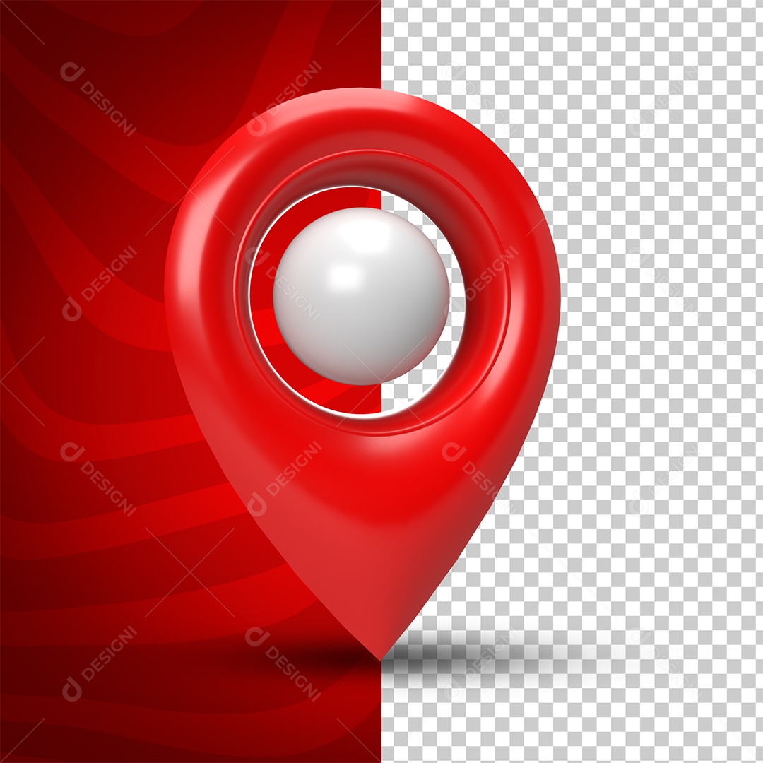 Ícone de Localização Vermelho