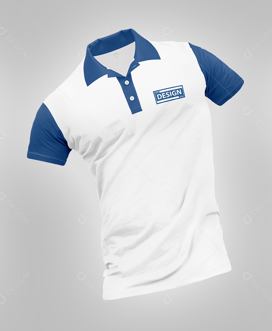 Mockup Camisa Polo - Frente PSD Editável