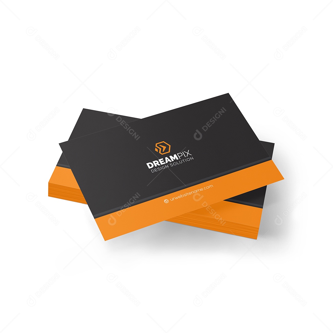 Mockup Cartão de visita PSD Editável