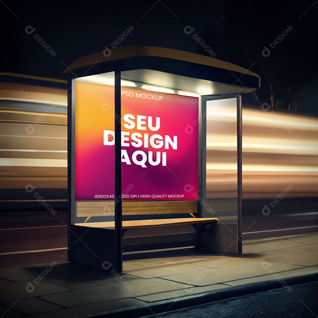 Outdoor placa rua estrada Mockups imagem anuncio empresas PSD