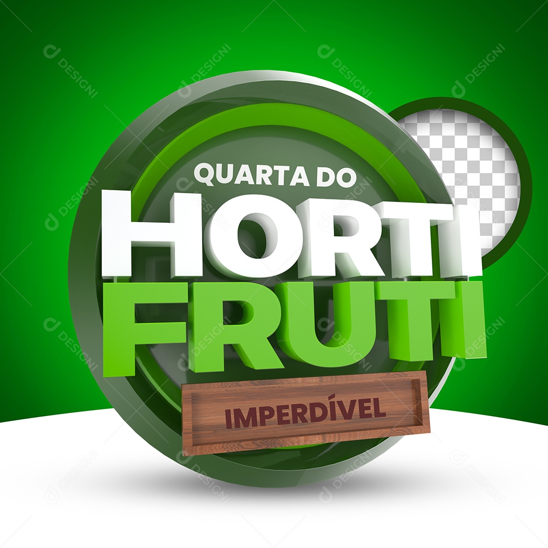 Quarta do Hortifruti Imperdível Promoção Selo 3D