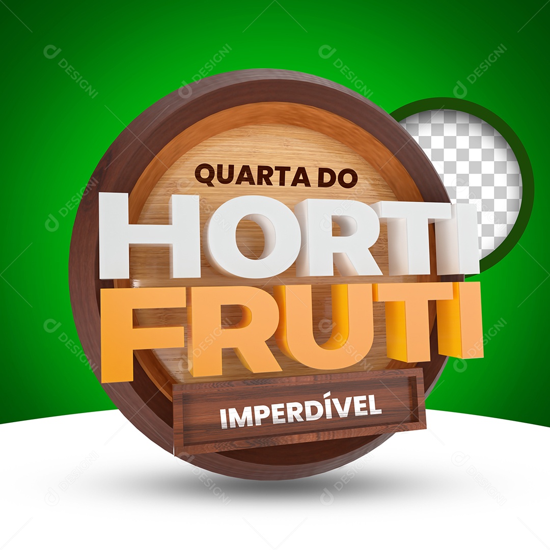 Quarta do Hortifruti Imperdível Promoção Selo 3D