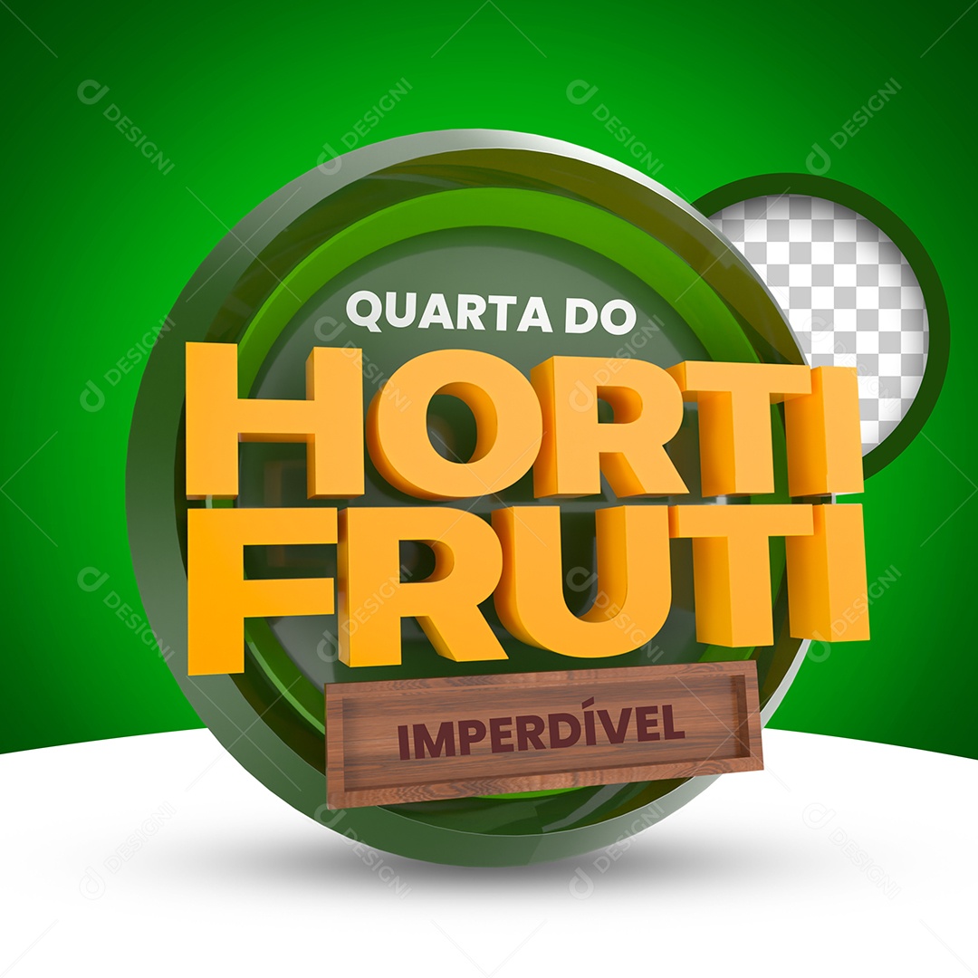 Quarta do Hortifruti Imperdível Promoção Selo 3D