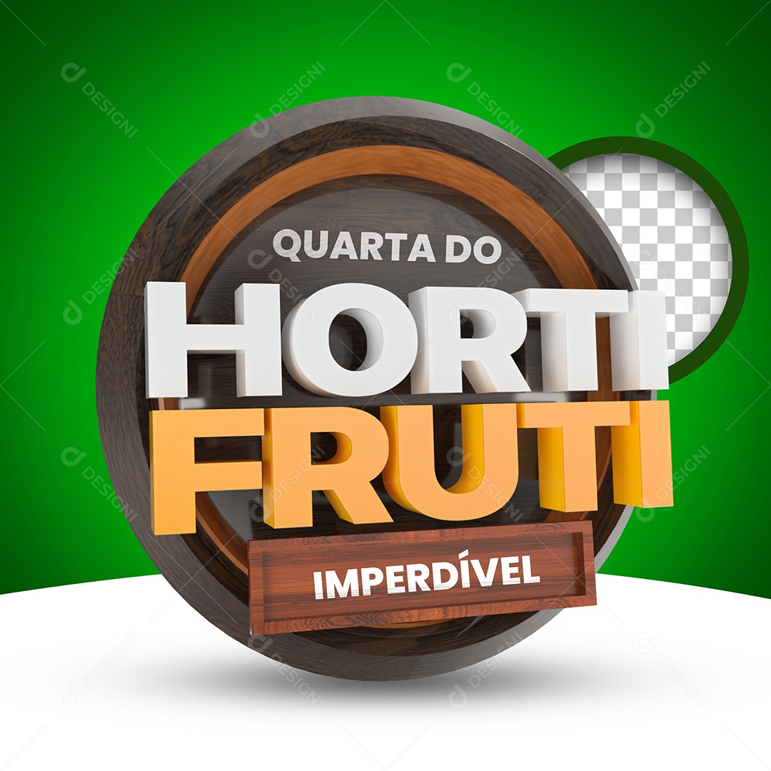 Quarta do Hortifruti Imperdível Promoção Selo 3D