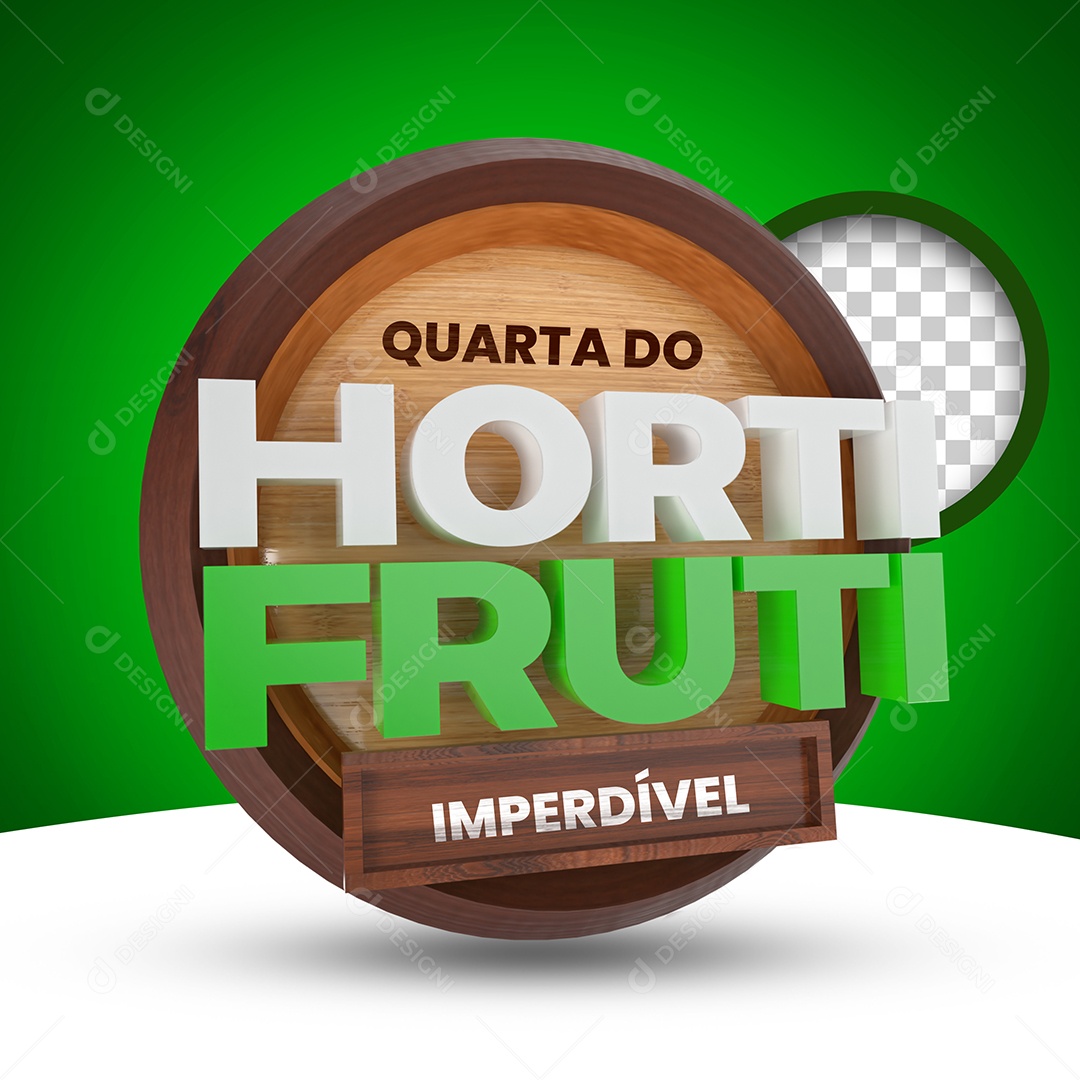 Quarta do Hortifruti Imperdível Promoção Selo 3D