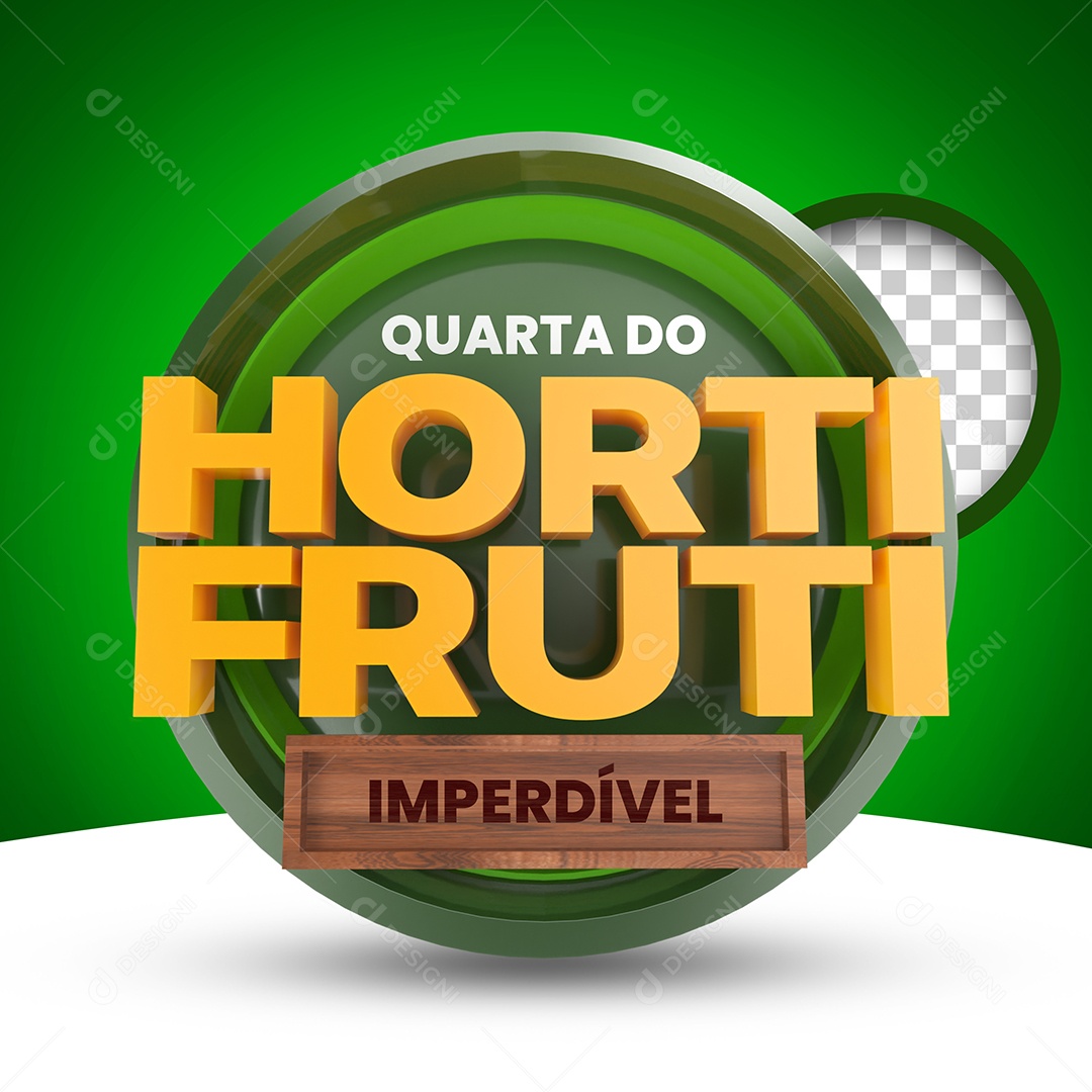 Quarta do Hortifruti Imperdível Promoção Selo 3D