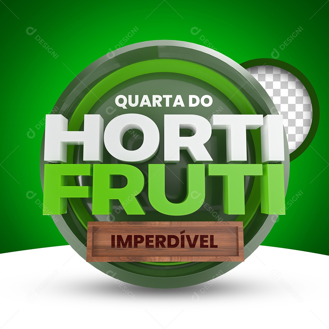 Quarta do Hortifruti Imperdível Promoção Selo 3D