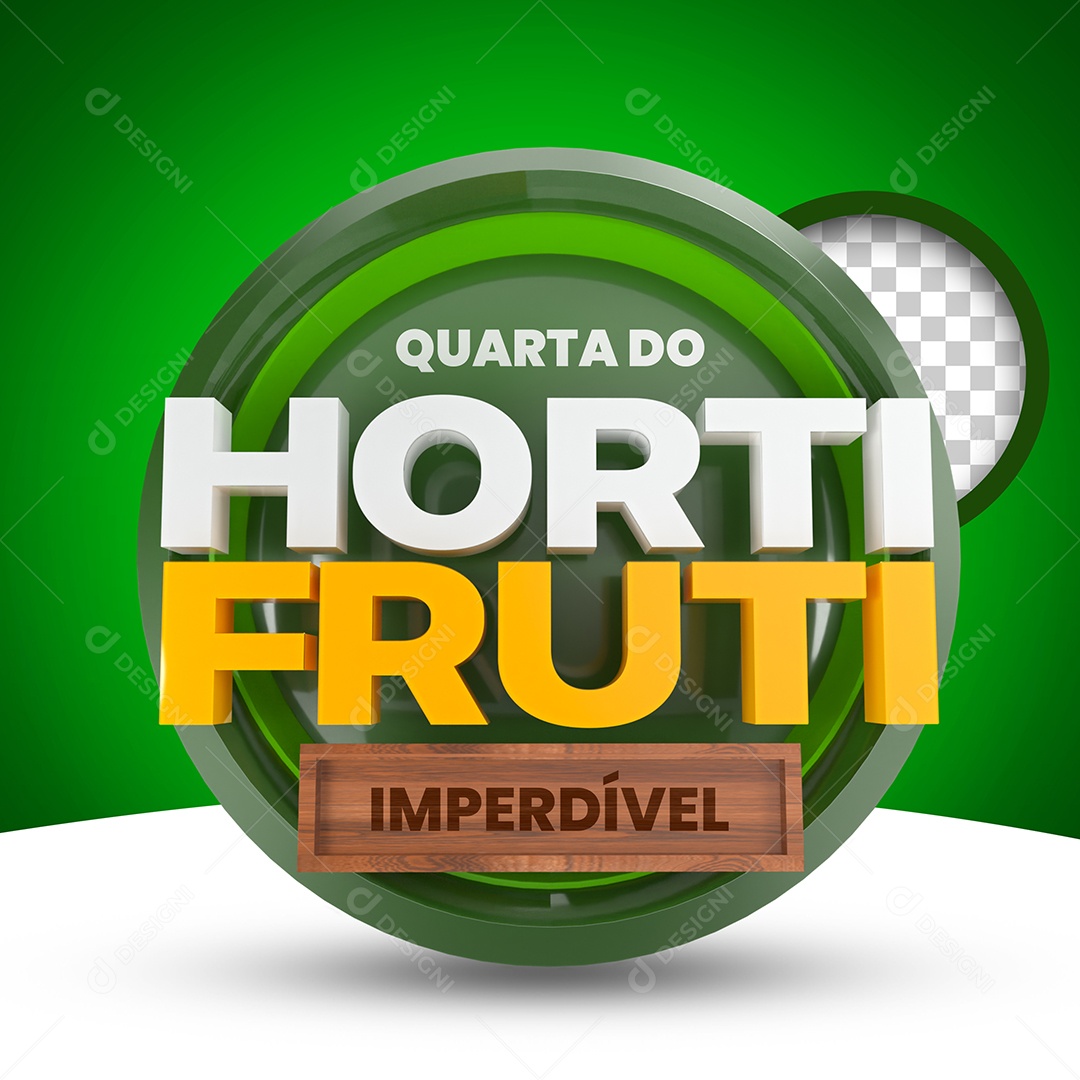 Quarta do Hortifruti Imperdível Promoção Selo 3D