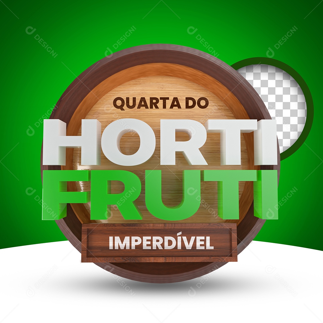 Quarta do Hortifruti Imperdível Promoção Selo 3D