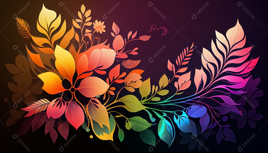 Vector fundo de primavera aquarela