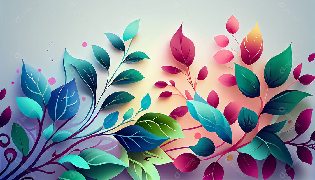 Vector fundo de primavera aquarela