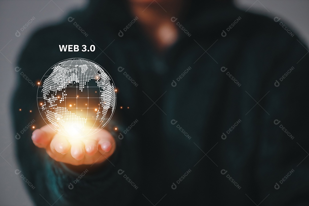 Tecnologia de computação em nuvem e armazenamento on-line para ideias de redes de negócios de computadores conectadas a serviços de servidor de Internet para transferência em nuvem mostradas na futura Rede de Dados.