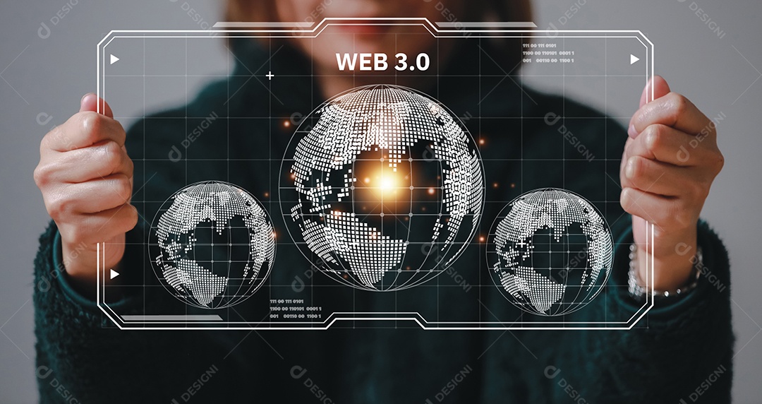 Tecnologia de computação em nuvem e armazenamento on-line para ideias de redes de negócios de computadores conectadas a serviços de servidor de Internet para transferência em nuvem mostradas na futura Rede de Dados.