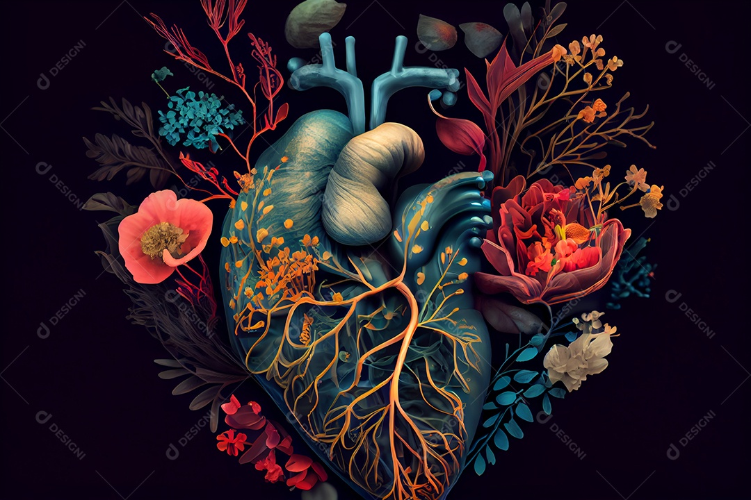 ilustração de coração humano