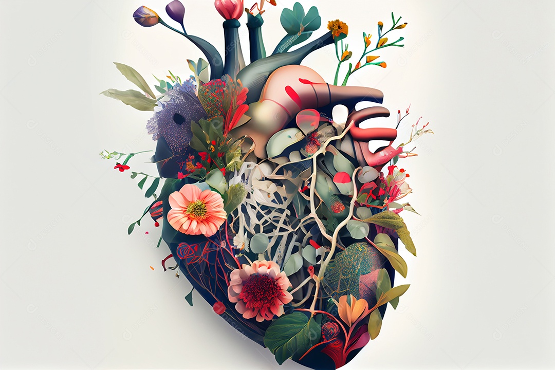 ilustração de coração humano