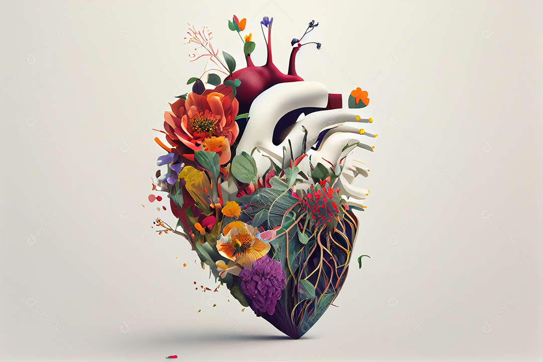 ilustração de coração humano