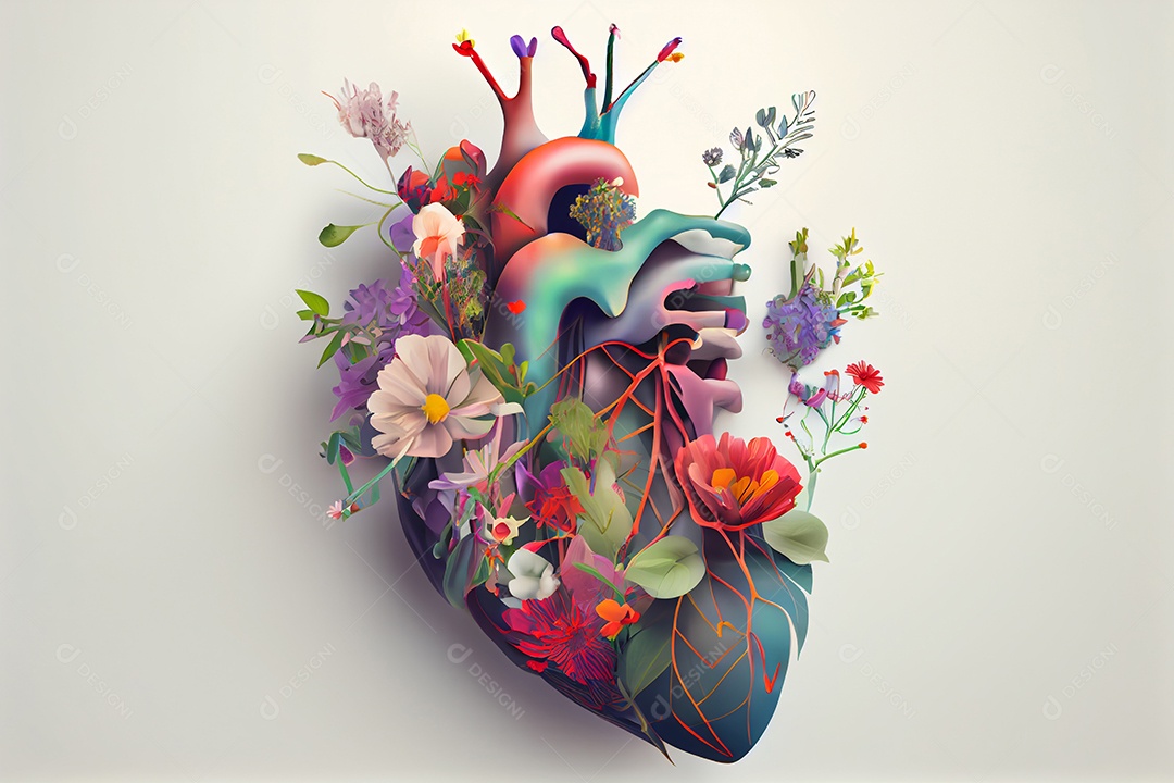 ilustração de coração humano