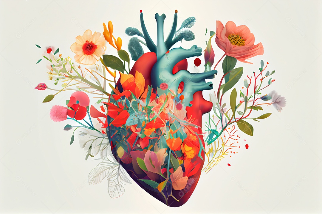 ilustração de coração humano