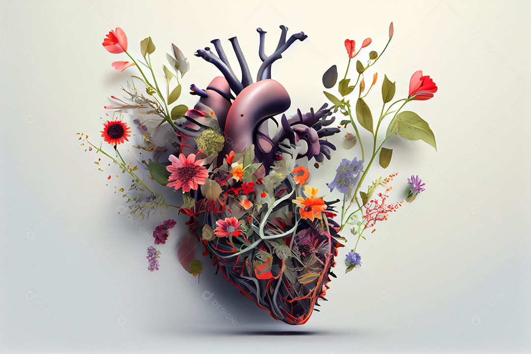 ilustração de coração humano