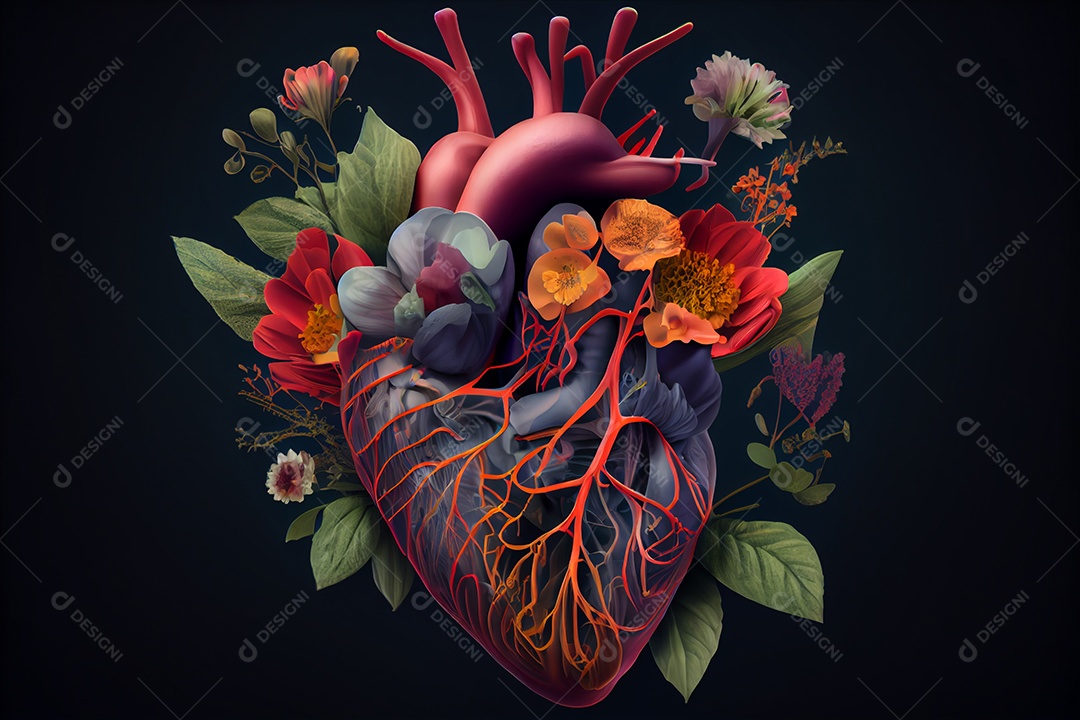 ilustração de coração humano