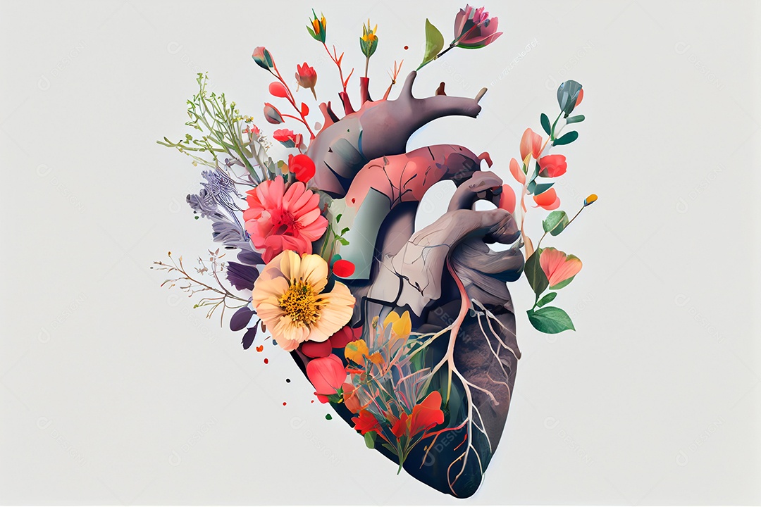 ilustração de coração humano