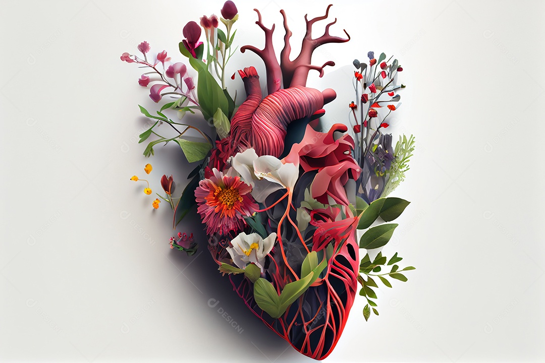 ilustração de coração humano